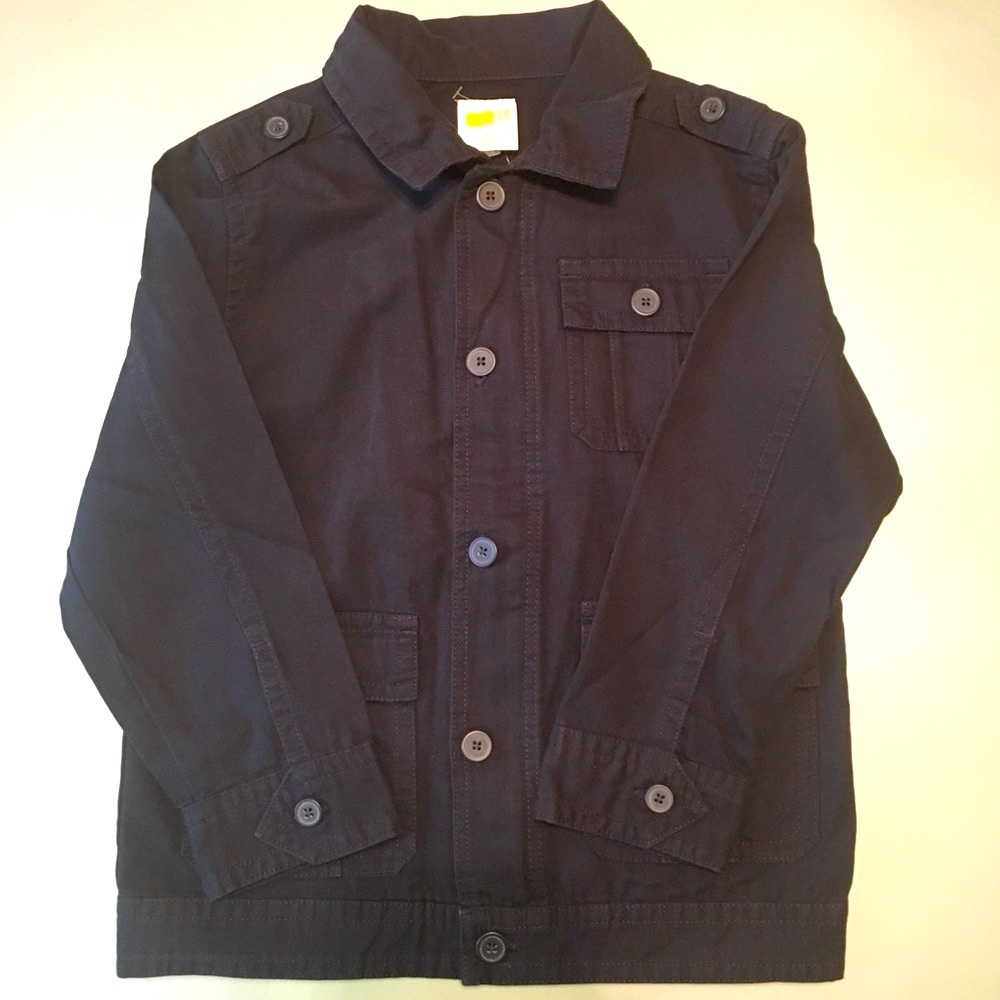 NWT: Crazy 8 Canvas Buttoned Jacket